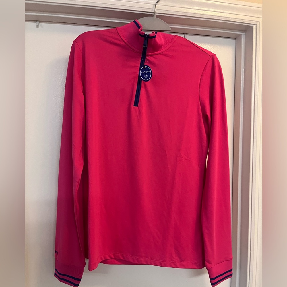 • AUTHENTICATED
PEACHED JERSEY-LS 1/4 ZIP
RALPH LAUREN GOLF